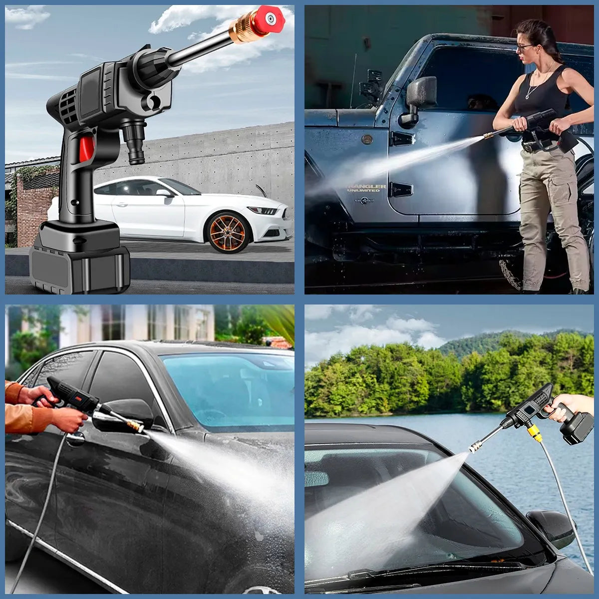 🚗💧 Lavadora Portátil Sin Cables🏠