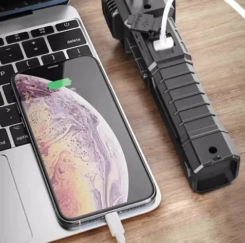 🔦 ¡No más oscuridad! Descubre la linterna táctica Recargable