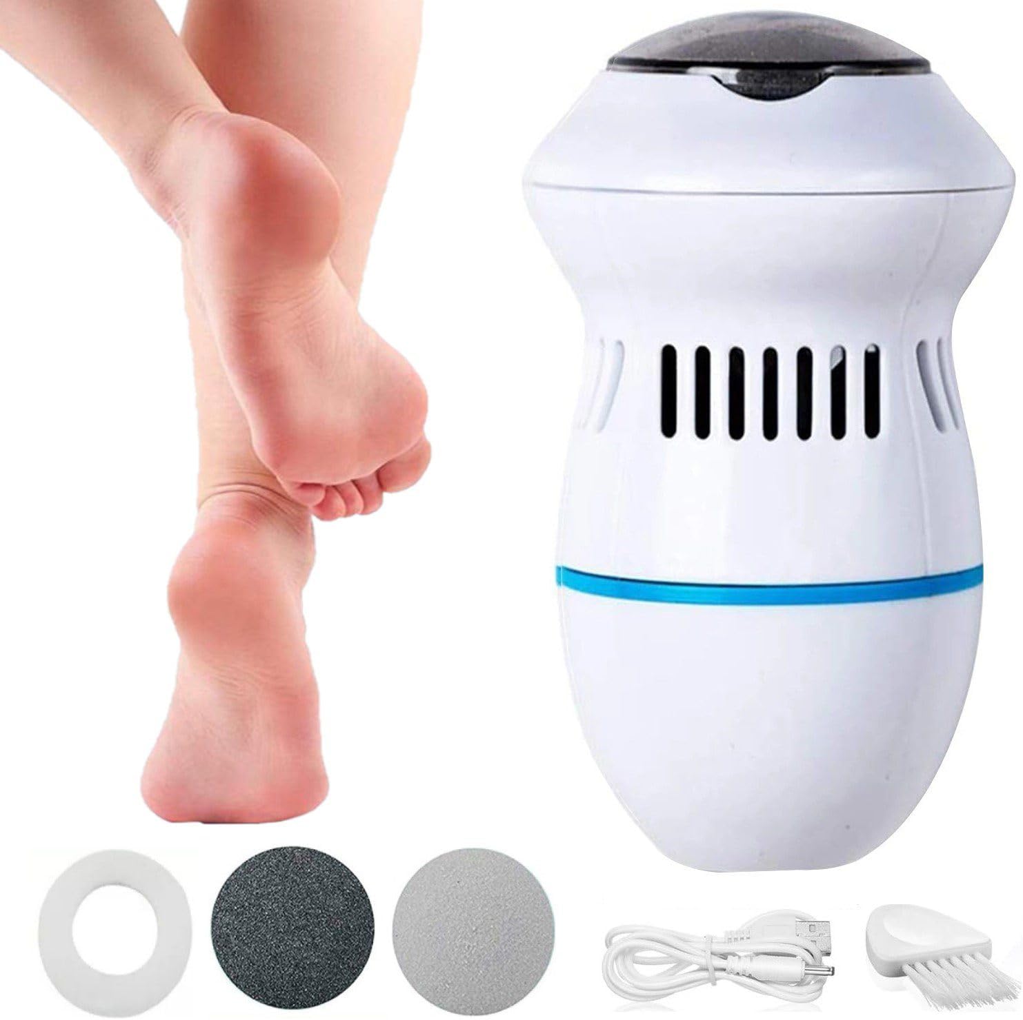 👣 Lima Eléctrica Portátil ¡Dile adiós a los pies ásperos y calurosos en minutos!