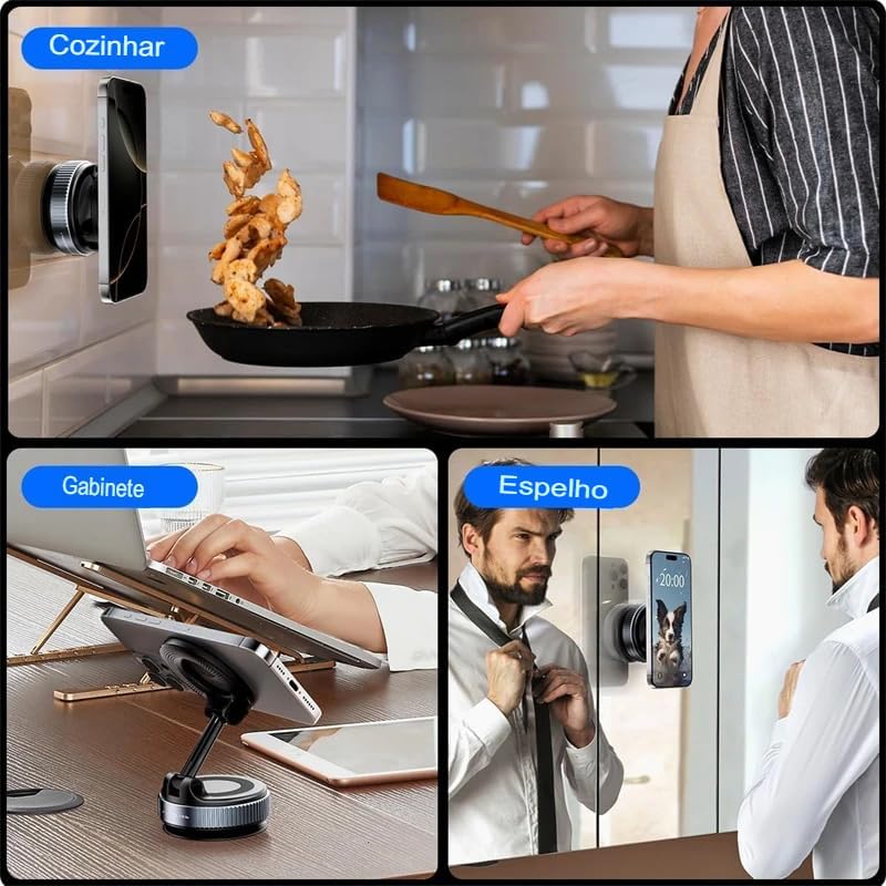 🤳📳📱¡El Soporte Magnético 360° que No Se Cae!