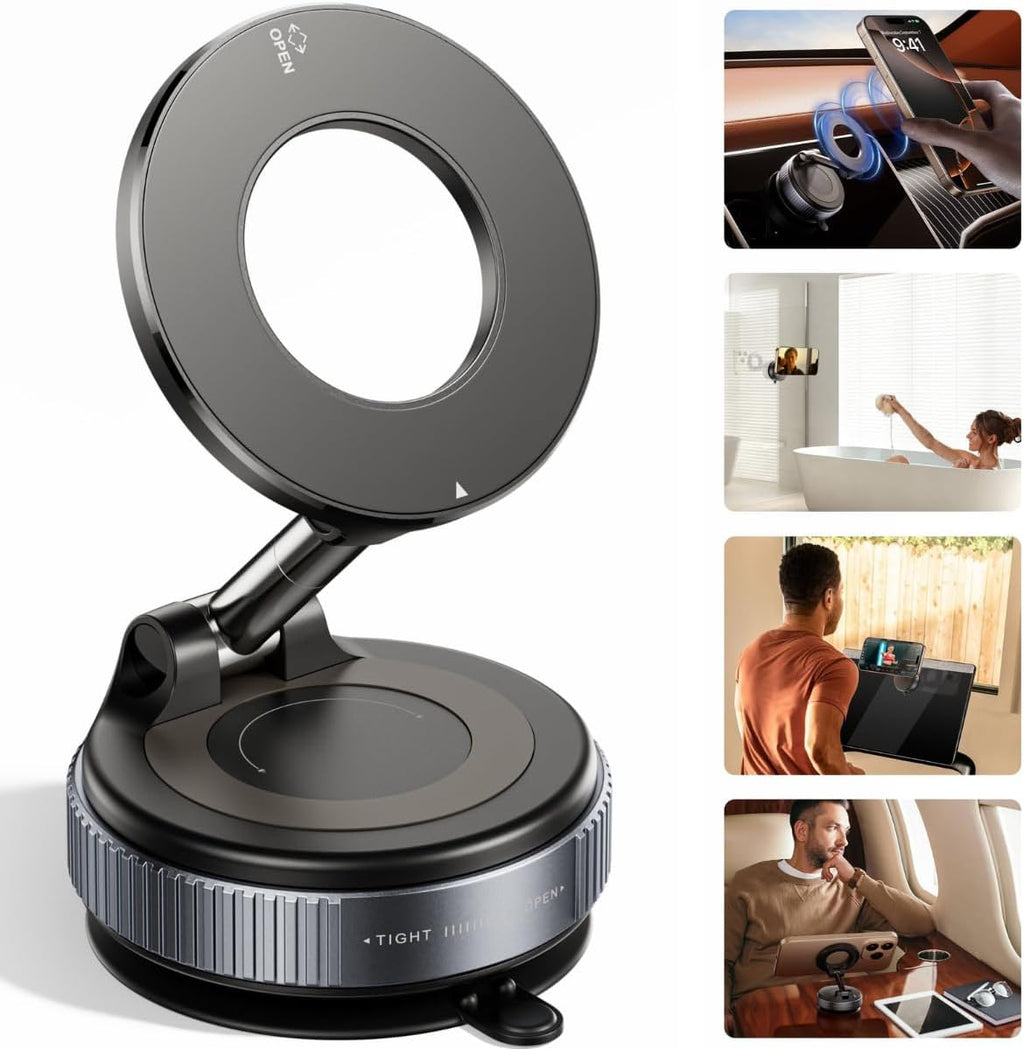 🤳📳📱¡El Soporte Magnético 360° que No Se Cae!