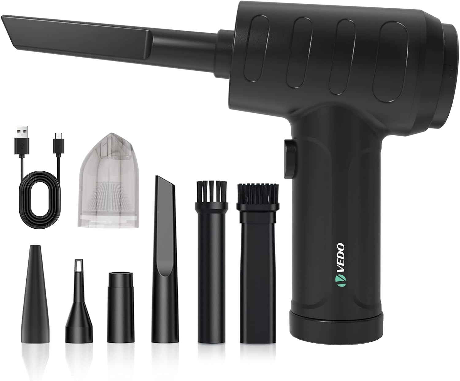 🌀 Soplador de Aire para PC / Aspiradora Inalámbrica Portátil – Limpieza para Carro, Oficina🍃