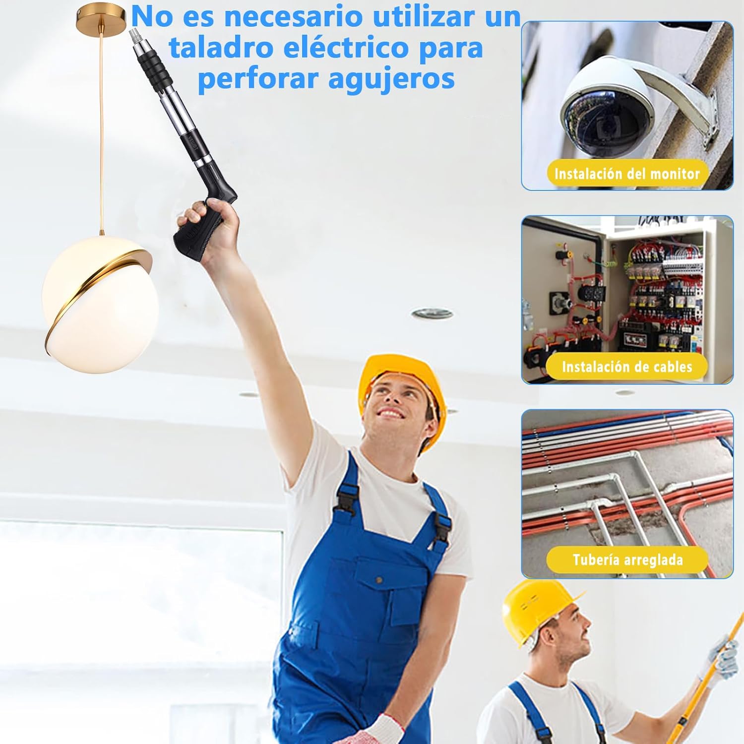 💥 Pistola de Clavos de Acero Profesional – Ideal para Tapicería y Carpintería